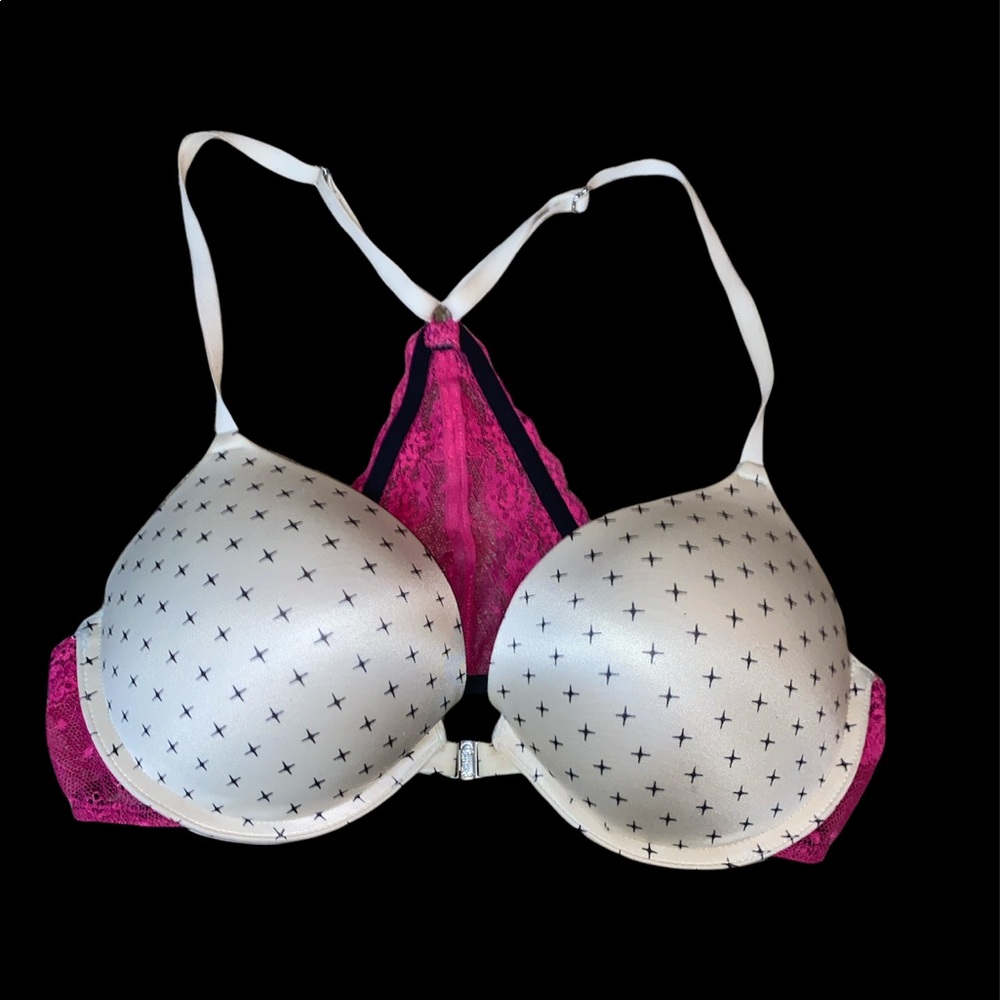 Racer backed bra 34C